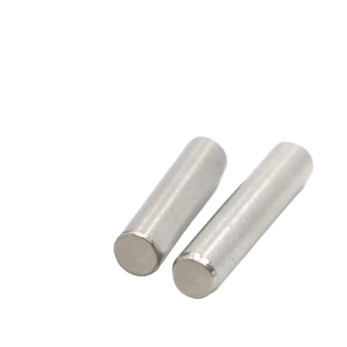 OUUOYSD Passstifte aus Edelstahl, M0.8 M1 M1.5 M2 M2.5 M3 M4 M5 M6 M8 M10 Zylindrischer Stift, der Dübel 304 Edelstahl mit Fester Welle Fester Stab lokalisiert(5mm,M2.5 50pcs) von OUUOYSD