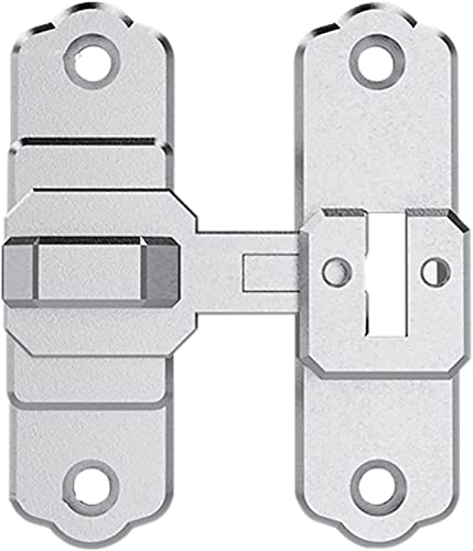 Türkette Edelstahl, Edelstahl 180 Grad rechtwinklig gebogen Schiebetür Barrel Bolt Lock Latch schwarz(Onecolor) von OUUOYSD