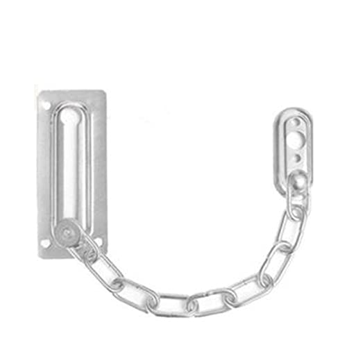 Türkette Edelstahl, Edelstahl-Innentür-Kettenschloss mit Schieberiegel und Schlüssel, Silber Türkette Edelstahl, Edelstahl-Innentür-Kettenschloss mit Schieberiegel und Schlüssel, Silber von OUUOYSD