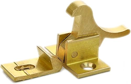 Türkette Edelstahl, Schranktürriegel mit Befestigungsschrauben for Schranktüren, robuste Messing-Fenstertüren, Winkelriegel, Kofferkasten Türkette Edelstahl, Schranktürriegel mit Befestigungsschrauben for Schranktüren, robuste Messing-Fenstertüren, Winkelriegel, Kofferkasten von OUUOYSD