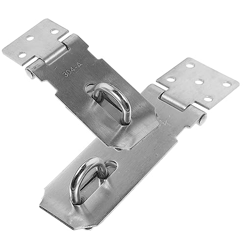 Türkette Edelstahl, Türketten, 2 Stück, robustes Vorhängeschloss, for Außentore, Türkettenschloss for den Außenbereich Türkette Edelstahl, Türketten, 2 Stück, robustes Vorhängeschloss, for Außentore, Türkettenschloss for den Außenbereich von OUUOYSD