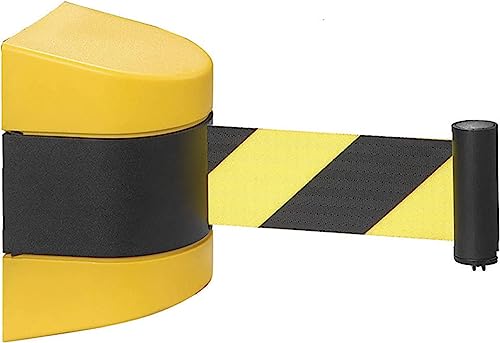 Warteschlangen-Absperrband zur Wandmontage, Barriere 5M/10M Warteschlange Seil for Crowd Control Einziehbare(10M) von OUUOYSD