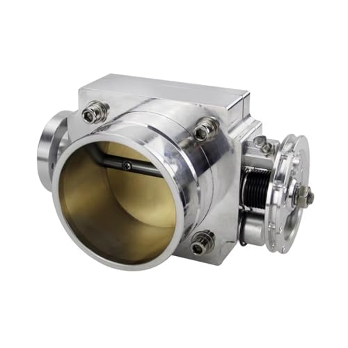 Drosselklappe Drosselklappenstutzen Universal 65MM 70MM 80MM 90MM DROSSELKLAPPENGEHÄUSE ANSAUGKRÜMMER BILLET ALUMINIUM HIGH FLOW(70MM SILVER) von OUVECR