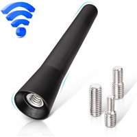 Ahlsen Autoantenne FM DAB Autoradioantenne 6,5 cm Mini-Kurzautoantenne mit leistungsstarker FM/AM/DAB-Empfangsfunktion, OUYLAF von OUYLAF