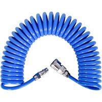 Spiral-Druckluftschlauch - Länge: 12 m - mit Schnellkupplung - für Kompressoren, OUYLAF Spiral-Druckluftschlauch - Länge: 12 m - mit Schnellkupplung - für Kompressoren, OUYLAF von OUYLAF