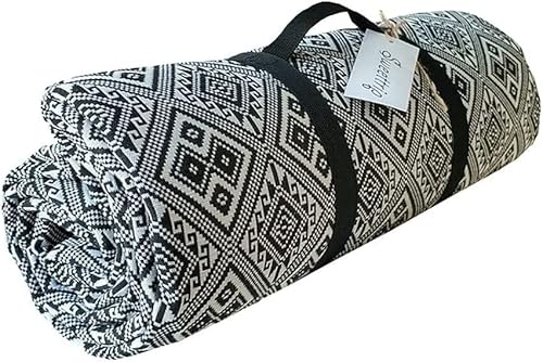 OUYUE Picknickdecke für Barbecue 59,1 Zoll x 78,8 tragbare Picknickdecke für den Außenbereich, Faltbare Strandmatte mit Tragegurt für Wanderungen im Park Stranddecke Camping(B) von OUYUE