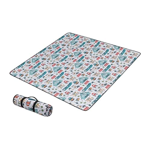 OUYUE Picknickdecke für Barbecue Dicke wasserdichte Stranddecke, Tragbare Picknickdecke, Multifunktionale Picknickmatte Stranddecke Camping(B) von OUYUE