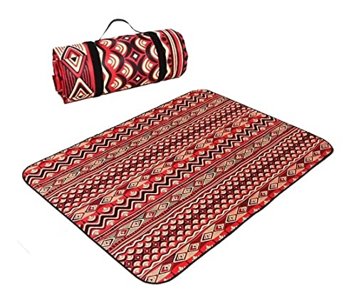 OUYUE Picknickdecke für Barbecue Faltbare Picknickdecken, wasserdichte Picknickmatte, Multifunktionale Stranddecke, Geeignet for Reisen, Camping Stranddecke Camping(B,150 * 150CM) von OUYUE
