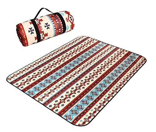 OUYUE Picknickdecke für Barbecue Faltbare Picknickdecken, wasserdichte Picknickmatte, Multifunktionale Stranddecke, Geeignet for Reisen, Camping Stranddecke Camping(C,150 * 150CM) von OUYUE