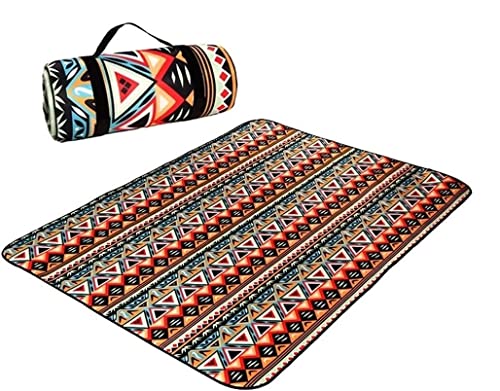OUYUE Picknickdecke für Barbecue Faltbare Picknickdecken, wasserdichte Picknickmatte, Multifunktionale Stranddecke, Geeignet for Reisen, Camping Stranddecke Camping(E,150 * 150CM) von OUYUE