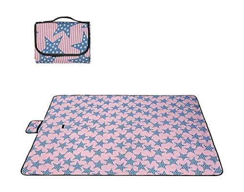 OUYUE Picknickdecke für Barbecue Sanddichte Stranddecke wasserdichte Decke Tragbare Picknickmatte Geeignet for 4-6 Erwachsene Familiencamping Stranddecke Camping(Rood) von OUYUE