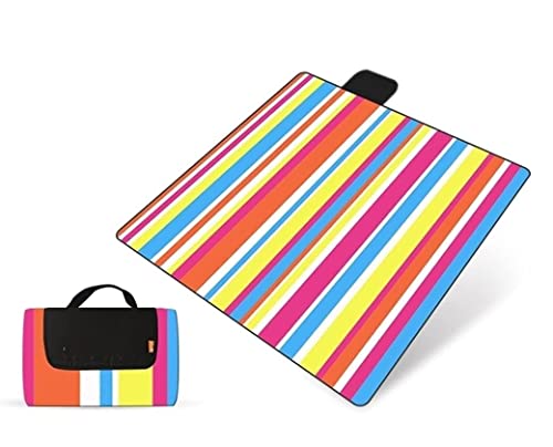 OUYUE Picknickdecke für Barbecue Weiche, wasserdichte Stranddecke, Tragbare Picknickmatte, Gefaltet Zur Aufbewahrung Stranddecke Camping(A) von OUYUE