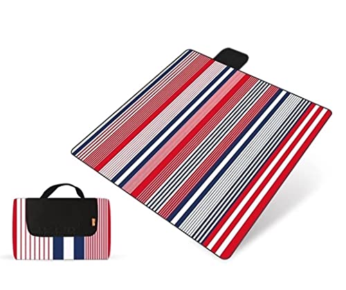OUYUE Picknickdecke für Barbecue Weiche, wasserdichte Stranddecke, Tragbare Picknickmatte, Gefaltet Zur Aufbewahrung Stranddecke Camping(B) von OUYUE