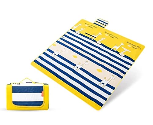 OUYUE Picknickdecke für Barbecue Weiche, wasserdichte Stranddecke, Tragbare Picknickmatte, Gefaltet Zur Aufbewahrung Stranddecke Camping(C) von OUYUE