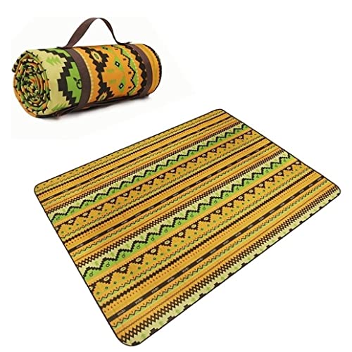 OUYUE Picknickdecke für Barbecue wasserdichte Und Schnell Trocknende Stranddecke, Strapazierfähige Picknickdecke, Leichte Picknickmatte Stranddecke Camping(A) von OUYUE