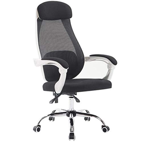 Stühle, Netz-Bürostuhl, Computertisch, ergonomischer Drehstuhl, Bürostuhl, Sitzstuhl, Rückenlehne, kann liegen (A) Sicht von OUZBEM