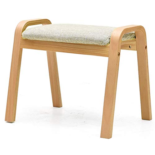 OUZVI Ottomane, Fußhocker, Ottomane, gepolsterter Schuhhocker, kleine Fußstütze, Sitz, Stoff, Fußhocker, Fußhocker, Heimdekorativ, Holz, Wohnzimmer, 8 Farben OUZVI Ottomane, Fußhocker, Ottomane, gepolsterter Schuhhocker, kleine Fußstütze, Sitz, Stoff, Fußhocker, Fußhocker, Heimdekorativ, Holz, Wohnzimmer, 8 Farben von OUZVI