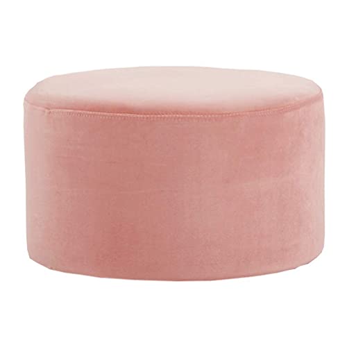 OUZVI Runder Fußhocker, Ottomane für Schlafzimmer und Wohnzimmer, modern, gepolstert, Sitz, Couchtisch, Hocker von OUZVI