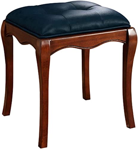OUZVI Schminkhocker für Schlafzimmer, hochdichtes Schwammkissen, exquisit und modisch, Schuhwechselhocker, 46 x 38 x 42 cm, Blau OUZVI Schminkhocker für Schlafzimmer, hochdichtes Schwammkissen, exquisit und modisch, Schuhwechselhocker, 46 x 38 x 42 cm, Blau von OUZVI