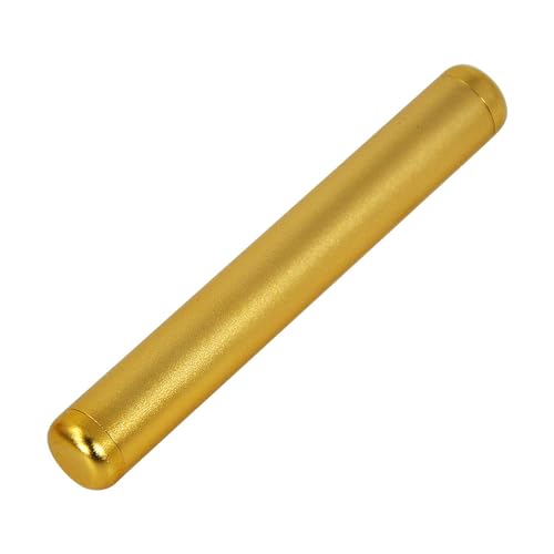 Joint Hülle Case | 11cm | Geruchsdicht u. Wasserdicht | Metall Aluminium | Premium Zigarren Transport | Hochwertige lange große Tube Hülse Box Aufbewahrung | Clean Design (Gold) von OVADA