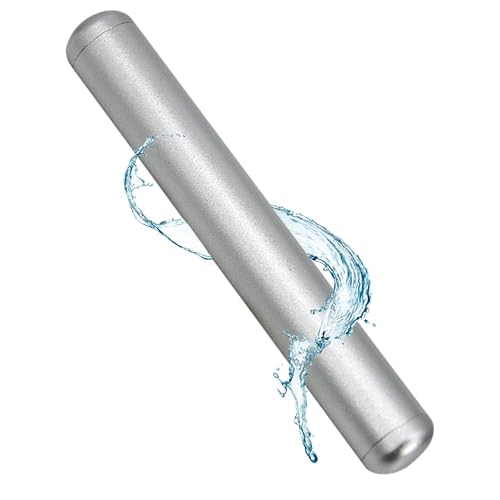 Joint Hülle Case | 11cm | Geruchsdicht u. Wasserdicht | Metall Aluminium | Premium Zigarren Transport | Hochwertige lange große Tube Hülse Box Aufbewahrung | Clean Design (Silber) von OVADA