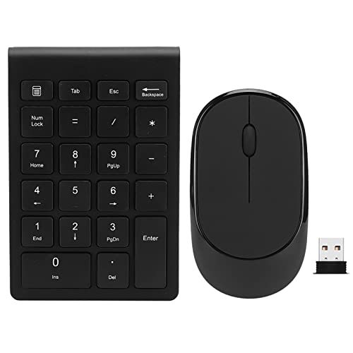 2,4 G Kabelloses, Ultradünnes 22-Tasten-Kombinationsset aus Digitaler Tastatur und Maus, 1200 DPl Auflösung, für 7/8/10/MAC/ 2,4 G Kabelloses, Ultradünnes 22-Tasten-Kombinationsset aus Digitaler Tastatur und Maus, 1200 DPl Auflösung, für 7/8/10/MAC/ von OVAQUIXI