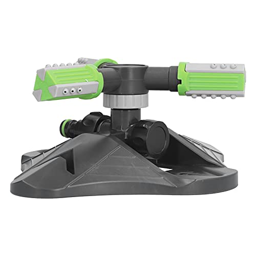 Automatische Rotierende Wassersprinklerin für Gartenbewässerung, Verstellbare Wasserauslässe, ABS -Material, Geeignet für Gartensträucher, Blumen und Gemüse (Green) von OVAQUIXI