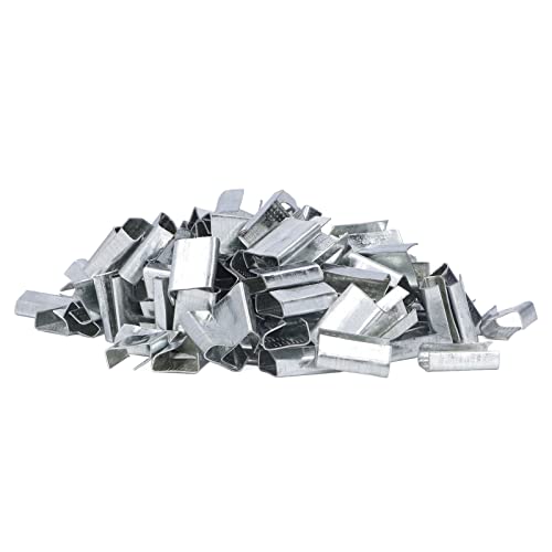 Metal Strapping Buckle, Verzinkter Stahl, Metall-Umreifungsschnalle 16mm Kunststoff PET Umreifungsklammern Metal Strapping Buckle, Verzinkter Stahl, Metall-Umreifungsschnalle 16mm Kunststoff PET Umreifungsklammern von OVAQUIXI