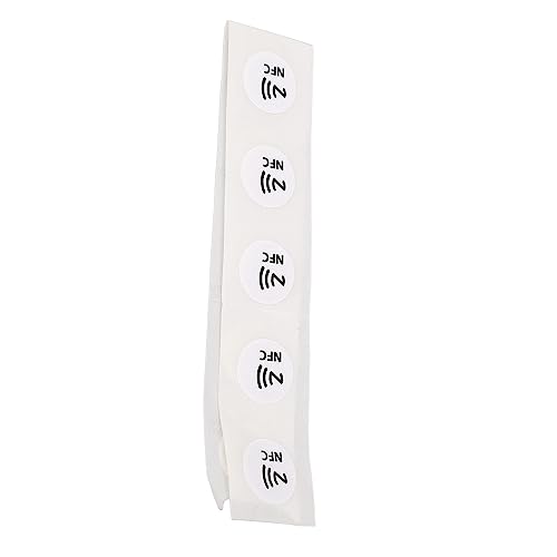 NFC - Wasserdicht 504 Bytes Programmierbare Aufkleber für Tagmo -Telefon, 30pcs NFC Aufkleber für Telefone und, Langlebiges PVC Material (WHITE) von OVAQUIXI