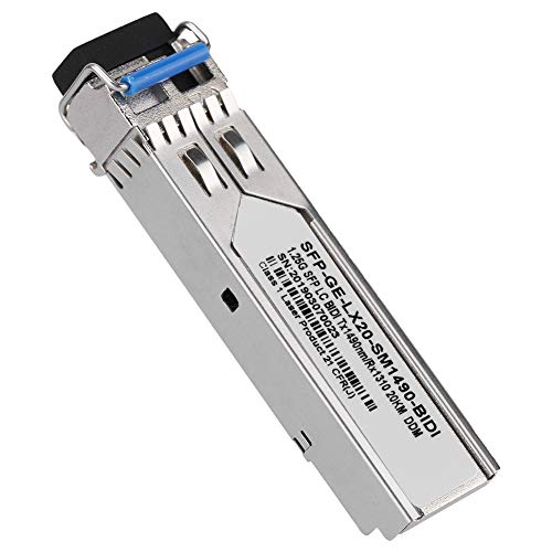 OVAQUIXI 1,25G SFp Singlemode Transceiver, SFp GE LX20-SM1490-BIDI 20KM Gigabit Singlemode Single Fiber Transceiver Optisches Modul OVAQUIXI 1,25G SFp Singlemode Transceiver, SFp GE LX20-SM1490-BIDI 20KM Gigabit Singlemode Single Fiber Transceiver Optisches Modul von OVAQUIXI