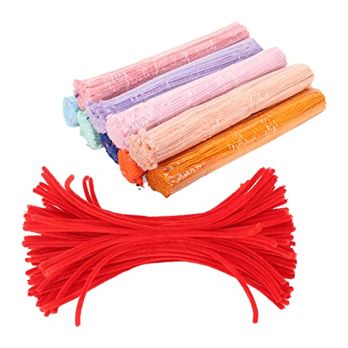 OVAQUIXI 1000 Prozent Farbige Rohrreiniger Weiche Polyester -Chenille -Stiele Zum Handwerk von Puppen und Blumen OVAQUIXI 1000 Prozent Farbige Rohrreiniger Weiche Polyester -Chenille -Stiele Zum Handwerk von Puppen und Blumen von OVAQUIXI