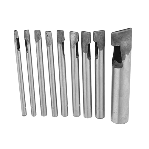 OVAQUIXI 2 Mm Oval Form Loch Punch Cutter Hohles -Werkzeug für Brieftaschen Handgefertigte Lederwaren +9pcs Schläge von OVAQUIXI