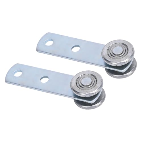 OVAQUIXI 2 Rad Trolley Montage Rollen Metall Lager Rollen Trolley Garage Pulley System Hufsatz System von OVAQUIXI