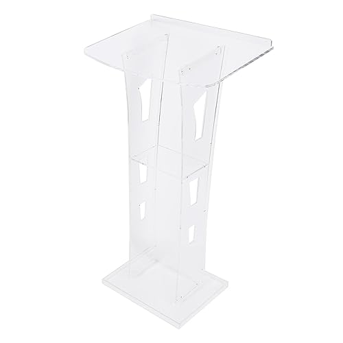 OVAQUIXI Acryl Podium Conference mit Elegantem Transparenten Stand Set für Hochzeits Offizierliche Rezeption von OVAQUIXI