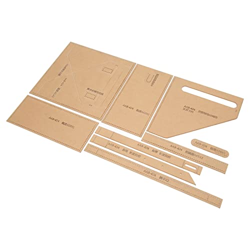 OVAQUIXI Acryl -Template -Kit für DIY Basteln, 9PCs Transparente Klare Vorlagen für Umhängetaschen, Haltbares Material für den Langfristigen Gebrauch, für Handwerker und Anfänger OVAQUIXI Acryl -Template -Kit für DIY Basteln, 9PCs Transparente Klare Vorlagen für Umhängetaschen, Haltbares Material für den Langfristigen Gebrauch, für Handwerker und Anfänger von OVAQUIXI