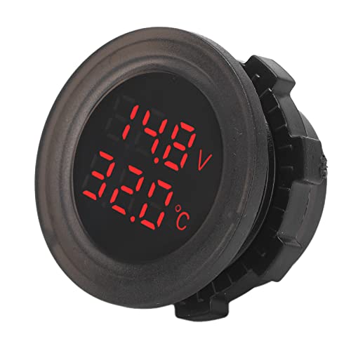 OVAQUIXI Auto-Batterie-Voltmeter Anti-Vibration Wasserdicht 12-24 V für Auto und Motorrad OVAQUIXI Auto-Batterie-Voltmeter Anti-Vibration Wasserdicht 12-24 V für Auto und Motorrad von OVAQUIXI