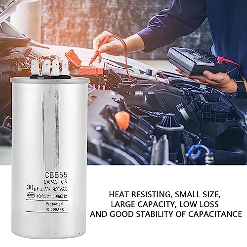 OVAQUIXI CBB65A-1-Motorlaufkondensator, 30UF 450V AC-Metallisierte Polypropylenfilm für Klimaanlagen und Kompressoranwendungen OVAQUIXI CBB65A-1-Motorlaufkondensator, 30UF 450V AC-Metallisierte Polypropylenfilm für Klimaanlagen und Kompressoranwendungen von OVAQUIXI