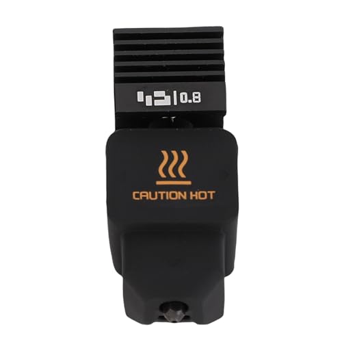 OVAQUIXI Extruder Hot End -Düsenkit, Magneter Ersatz für Härtestahl für Labor H2D und A1 Mini, Einfache Einrichtung und Vielseitige Filamentkompatibilität (0,8 mm) von OVAQUIXI