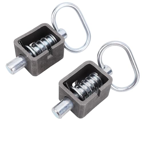 OVAQUIXI Federverriegelungsbaugruppe, 2 Stcs Trailer Gate Riegel Heavy Duty Stahl Universal Weld auf der Federriegel OVAQUIXI Federverriegelungsbaugruppe, 2 Stcs Trailer Gate Riegel Heavy Duty Stahl Universal Weld auf der Federriegel von OVAQUIXI