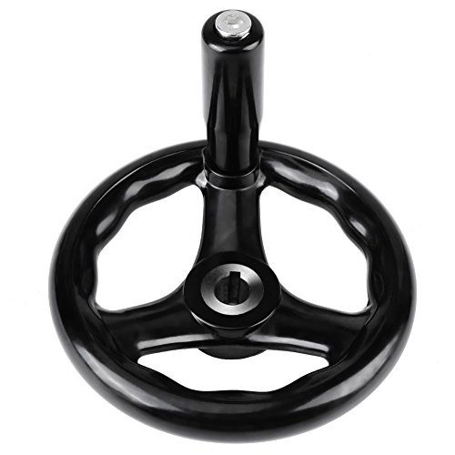 OVAQUIXI Modernes Design, Kunststoffmaterial, 125 Mm 3 Spoke Handrad mit Griffbaugruppe, Präzise Einstellungen, Breite Anwendung, Ideal für Industriemaschinenmaschinen OVAQUIXI Modernes Design, Kunststoffmaterial, 125 Mm 3 Spoke Handrad mit Griffbaugruppe, Präzise Einstellungen, Breite Anwendung, Ideal für Industriemaschinenmaschinen von OVAQUIXI