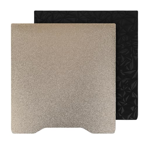 OVAQUIXI Peo Pei Sheet, Strukturierte Glänzende Build -Platte, Flexibler Abnehmbares Wärmebett für HI -Kombination, 280x265 Mm für eine Optimale Modellangriff und Einfache Entfernung von OVAQUIXI
