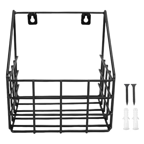OVAQUIXI Pferdestabiler Organizer, Metall -Pferdeanhänger -Organizer Wandhängekorb mit Schrauben und Ausdehnungsrohre 23.5x17.2x25.5 cm/9.25x6.77x10.04in von OVAQUIXI