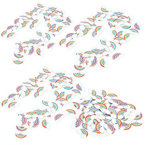 OVAQUIXI Regenbogen DIY -Holzknöpfe 200pcs Robuste Handwerksdekorationen mit 2 Löchern für, Zusammengesetzte Holzmaterial OVAQUIXI Regenbogen DIY -Holzknöpfe 200pcs Robuste Handwerksdekorationen mit 2 Löchern für, Zusammengesetzte Holzmaterial von OVAQUIXI