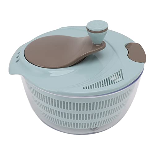 OVAQUIXI Salatspinner Kunststoff Effizienter Obst Unterlegscheibe Multifunktionales Gemüse -Waschmaschine für die Küche (BLUE) von OVAQUIXI