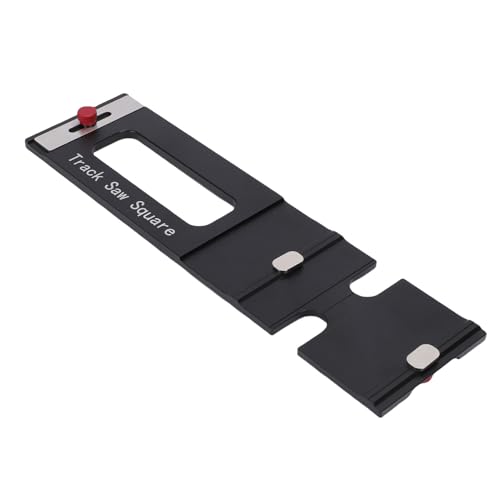 OVAQUIXI Spur Sägequadrat, Aluminiumlegierung Holzbearbeitung 90 Grad Kreissäge Rechtswinkel -Positionsplatte 34x9cm/13,4x3,5 Zoll von OVAQUIXI
