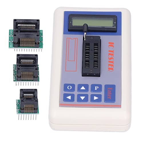 OVAQUIXI Transistor -Tester, Komponenten -Tester, TSH 06F, Effiziente Messkapazität, Breite Kompatibilität, Vielseitige Testmodi, Bequemes Automatisches Abschalten, für (mit Terminal) von OVAQUIXI