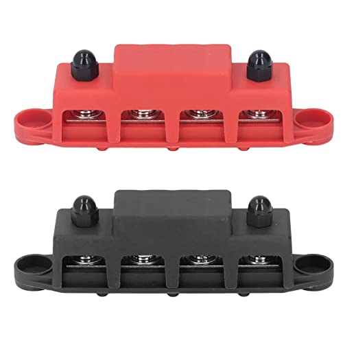 Sammelschiene Power Distribution Block M8 Schraube 4 Terminal Bus Bar DC 48V 250A für Auto Boot Sammelschiene Power Distribution Block M8 Schraube 4 Terminal Bus Bar DC 48V 250A für Auto Boot von OVAQUIXI
