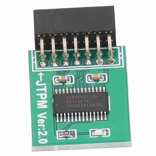 OVAQUIXI TPM2.0-Modul LPC 14-Pin-Modul Starke Verschlüsselung 14-Pin-LPC-Schnittstelle TPM2.0-Modulplatine für Verwendet für PC von OVAQUIXI
