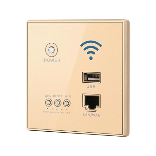 WiFi-Router 300 Mbit/S, Wall-montierte Drahtlose Router, Vielseitige Drahtlose Funktionalität, Gleichzeitige Gerätekonnektivität, Bequemes USB-Laden, Einfache Einrichtung und Installation, Ideal WiFi-Router 300 Mbit/S, Wall-montierte Drahtlose Router, Vielseitige Drahtlose Funktionalität, Gleichzeitige Gerätekonnektivität, Bequemes USB-Laden, Einfache Einrichtung und Installation, Ideal von OVAQUIXI
