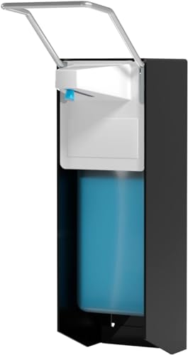 OVAS HOO Euro Dispenser 500 ml- Wall Mounted Soap Dispenser, Shower Gel Dispenser for Disinfectants and Hand Soaps, Refillable Plastic Pump Bottles for Kitchen, Bathroom von OVAS HOO